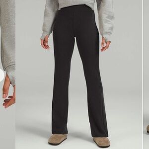 lululemon Brushed Softstreme Ribbed Zip Flared Pant 32.5"